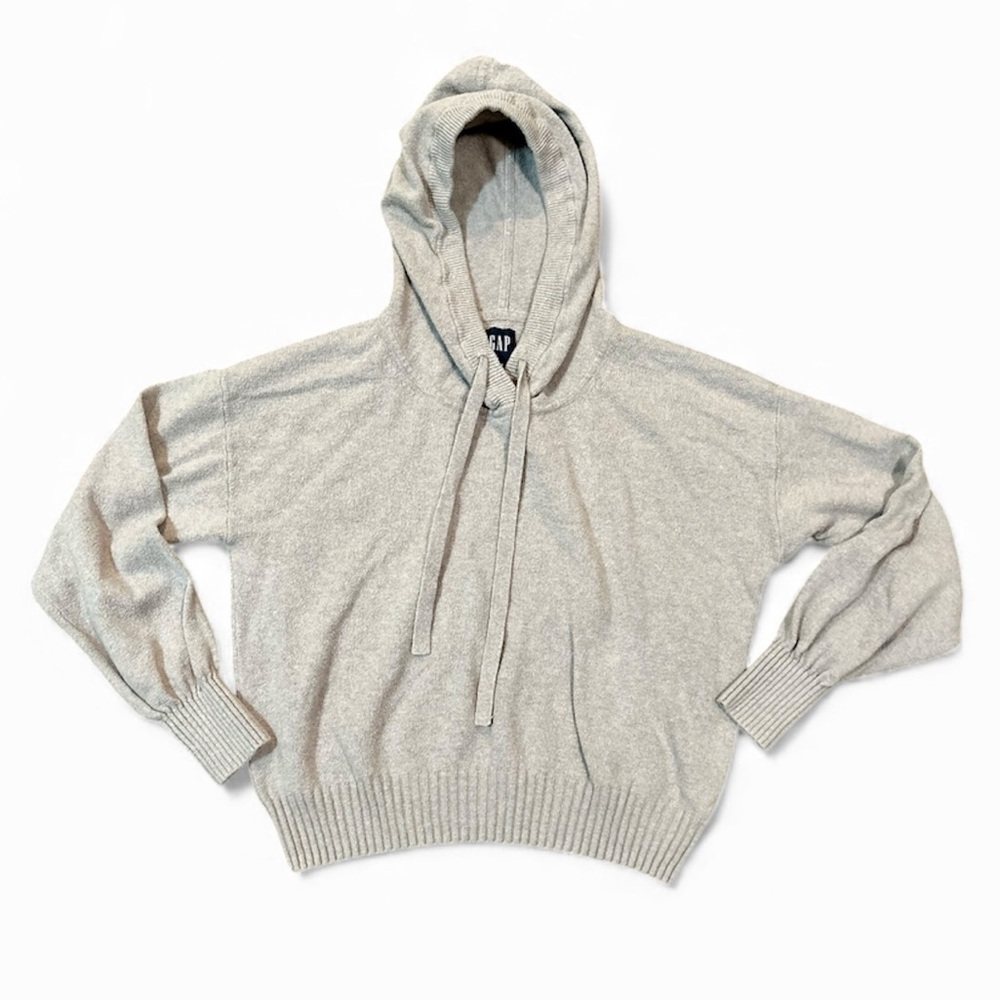 GAP Light Purple Knit Hoodie Sweatshirt Size Small Petite